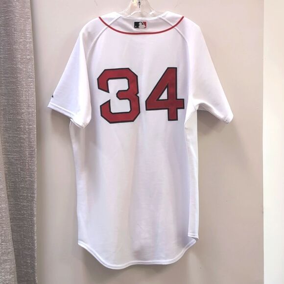 Vintage Y2K Boston Red Sox Majestic MLB Jersey #34 Ortiz - Picture 2 of 7